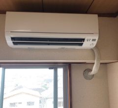 三菱霧ケ峰6畳用ルームエアコンへお取替え！！