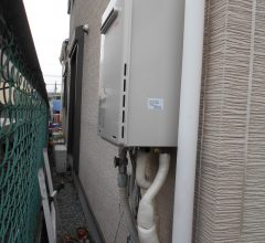 24号ふろ給湯器のお取替え！
