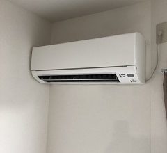 8畳用エアコン設置工事！
